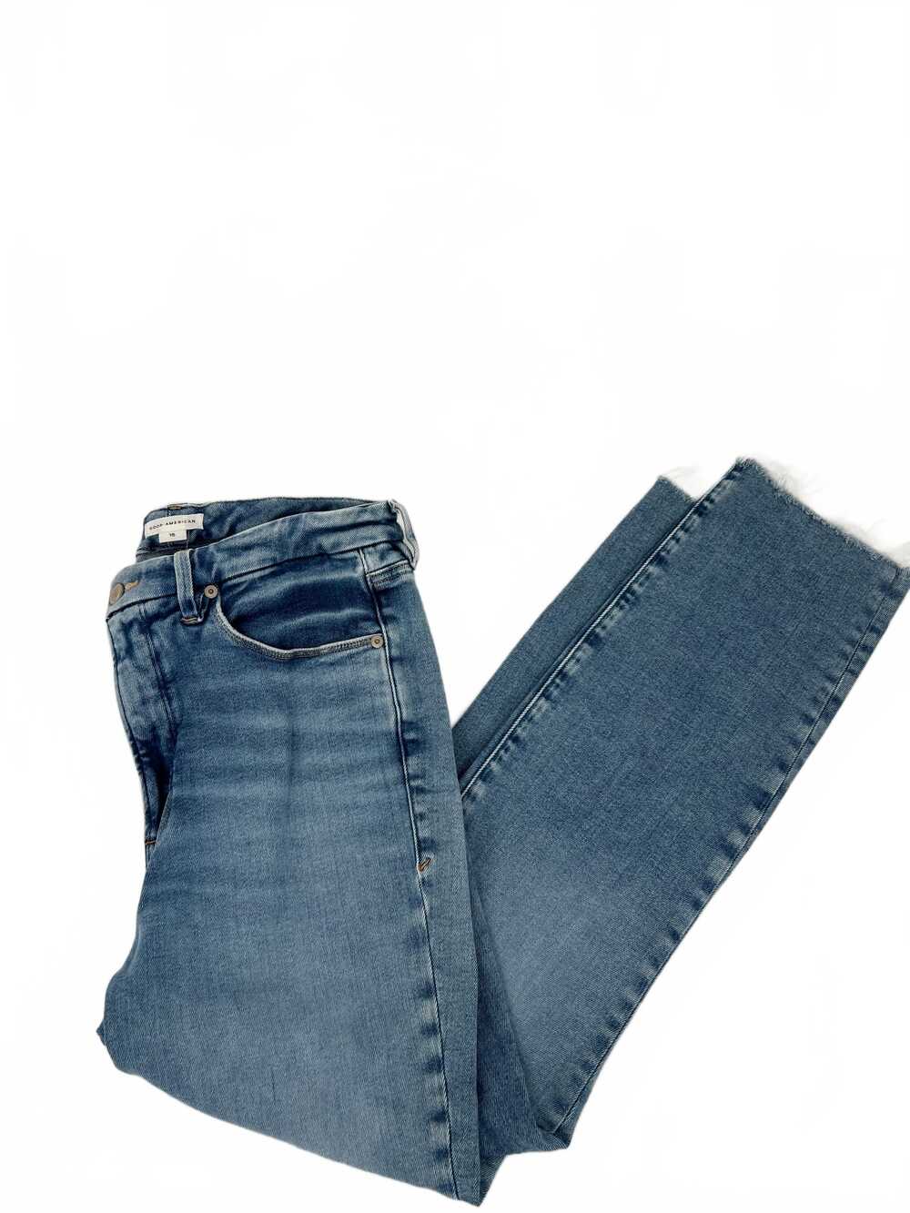 Good American Blue Straight Leg Jeans | Women’s Size 15 Regular